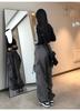 Retro Spicy Girl Hip Hop Wide-Leg Cargo Joggers