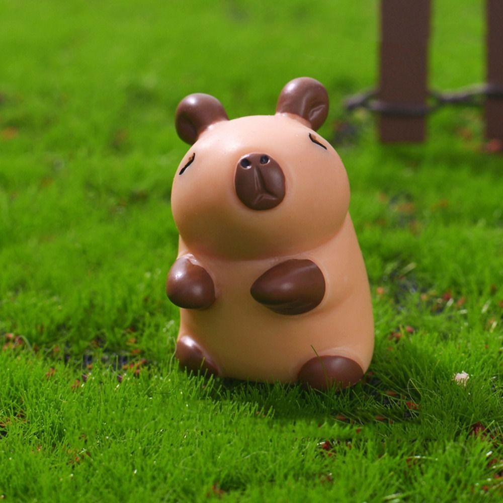 

Зроби сам Мультяшна Статуетка Капібари Смола Міні Фігурка Тварин Вечірка Фестиваль 3