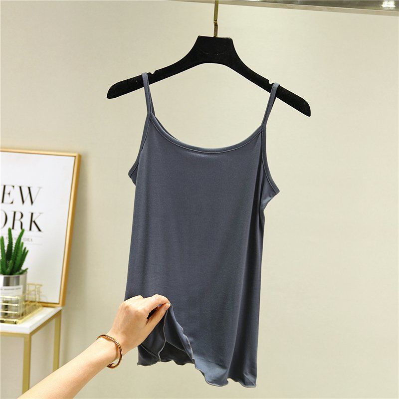Modal Suspender Vest Women's Summer Thin Large Loose Top Sexy Suspender