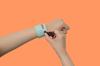 Wemo Writable Wristband White with Pen Set, Reusable Wearable Memo Band for Notes, Work, Nursing and Daily Tasks