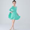 Children's Dance Costume for Professional Competition Girls' Large Swing Dress Children's Latin Training Performance