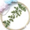 2pcs Green Leaf Daisy Flower Embroidered Patches Elegant Clothes Patches Clothing Applique  Sewing