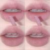 Young Girl Color Air Lip Mud Rose Pink Peach Color Korean Girl Group Color Fine Shimmer Lipstick Flower Niche Lip Glaze