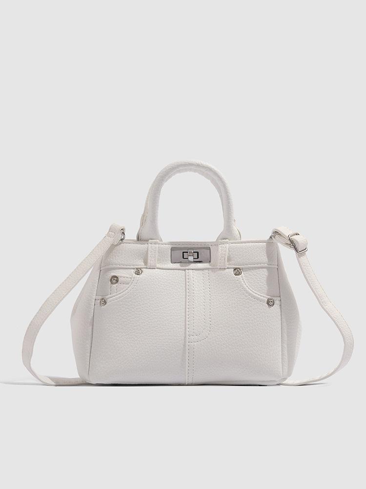 

This year s popular 2025 new portable Kelly bag, high-end shoulder bag, commuter fashion versatile oblique straddle bag, women s tide белый