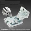 High Load Capacity Tailgate Hinge 844000014R 844009783R Corrosion Resistant Coating Long Lasting Performances for Vehicle