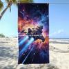 Weltraumkämpfer Galaxie Strandtuch Gemustert Sonnenschutz Und Winddicht Geeignet Für Schwimmbad Camping Reise Decke