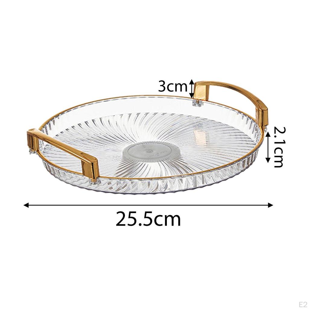 Clear Platters for Serving Snacks and Desserts at Celebrations