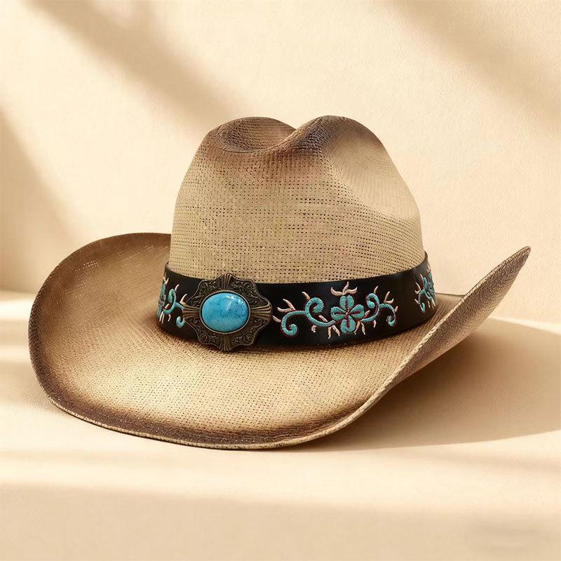 Tribal Ethnic Style Earrings, Hat Circumference, Western Cowboy Hat, Bull Head Decoration, Top Hat, Straw Hat, Hat Belt, Accessories.