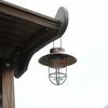 Solar Lantern Lamp Outdoor Hanging Tent Lamp Waterproof Vintage Metal Solar Lights with Tungsten Bulb for Patio Garden Decor