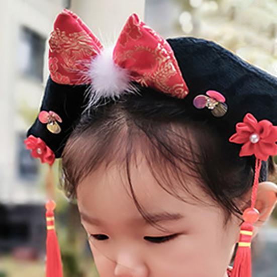 Girl Flower Tassel Hair Hoop Cosplay Princess Headwear Chinese Ancient Hairband