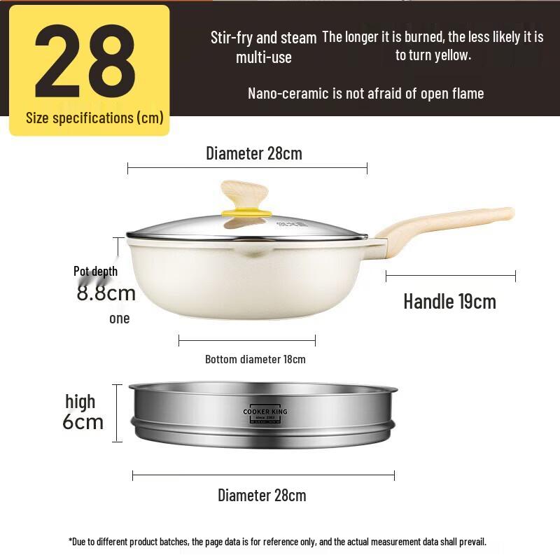 

COOKER KING Maifan Stone Non-Stick Wok