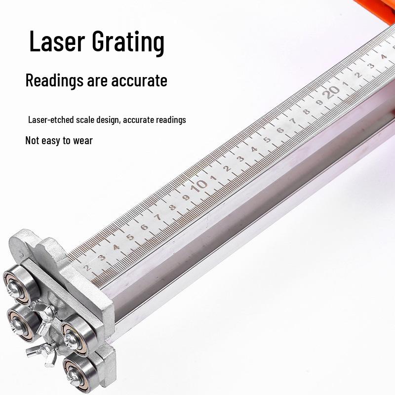 Gypsum Board Cutting Tool: Woodworking Panel Cutter, Easy-Folding Stainless Steel Push Knife Model