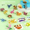 Building Children Toy Eps Material Diy Dinosaur Insect 3d Puzzle Learning Gift