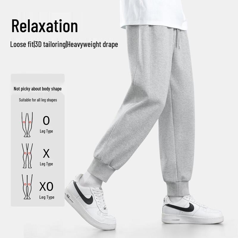 JEEP SPIRIT Men's Plush Lined Casual Tapered Sweatpants