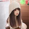 Hollow Out Tassel Beanies Bohemian Style Weave Cap Casual Crochet Knitted Hat  Girls