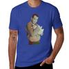 Jack Kerouac and His Cat T-Shirt anime customs Men's t-shirt