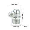 Universal M10x1 Grease Nipple Fitting Steel Grease Zerk Fitting Pack of 25