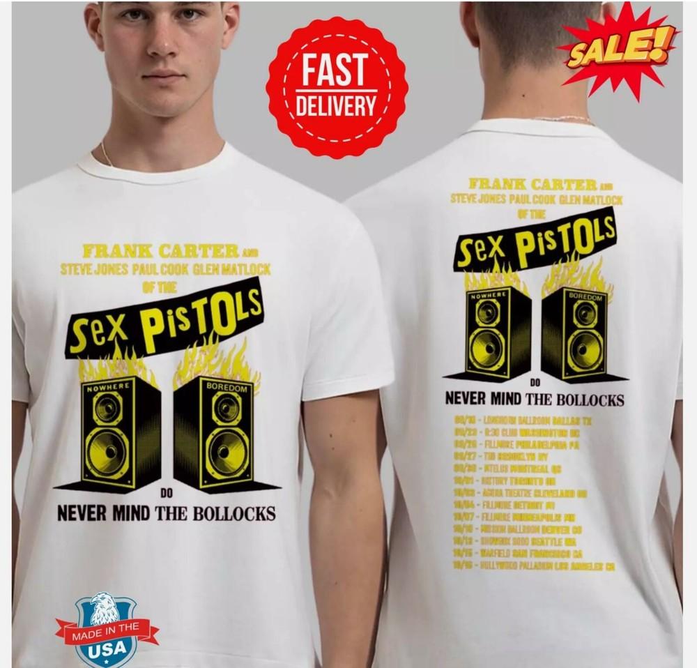 Sex Pistols s Frankem Carterem Do Never Mind The Bollocks 2025 Tričko