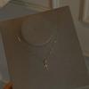 925 Sterling Silver 18K Gold Plated Key Necklace, Dainty CZ Key Pendant Choker, Minimalist Hypoallergenic Jewelry for Women