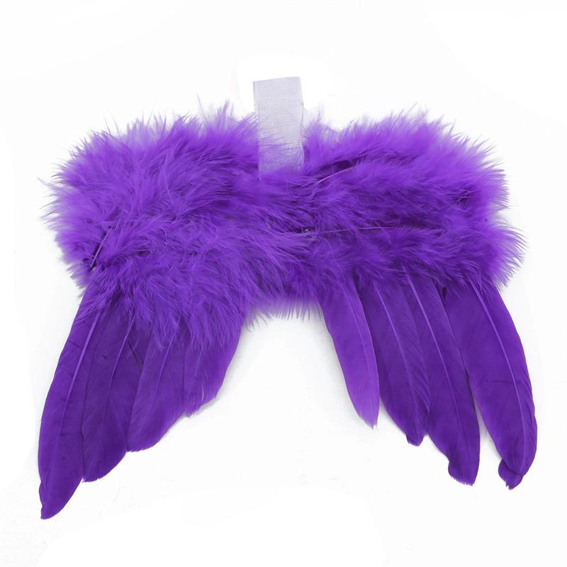 1/10pcs White Angel Wings Christmas Ornaments Angel Feather Wings Hanging Decor For Christmas Tree Xmas Crafts DIY Decorations