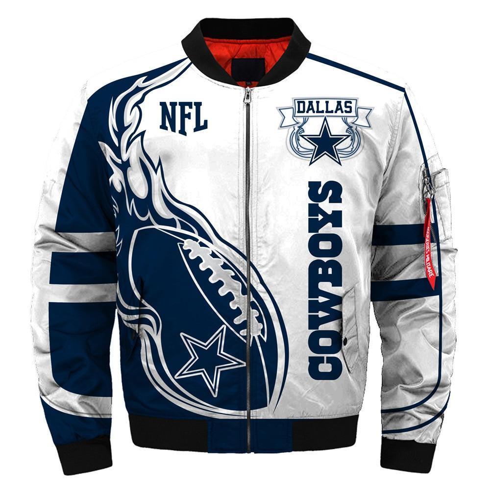 Herren NFL Falcons Team 3D-Druck Reißverschlussjacke