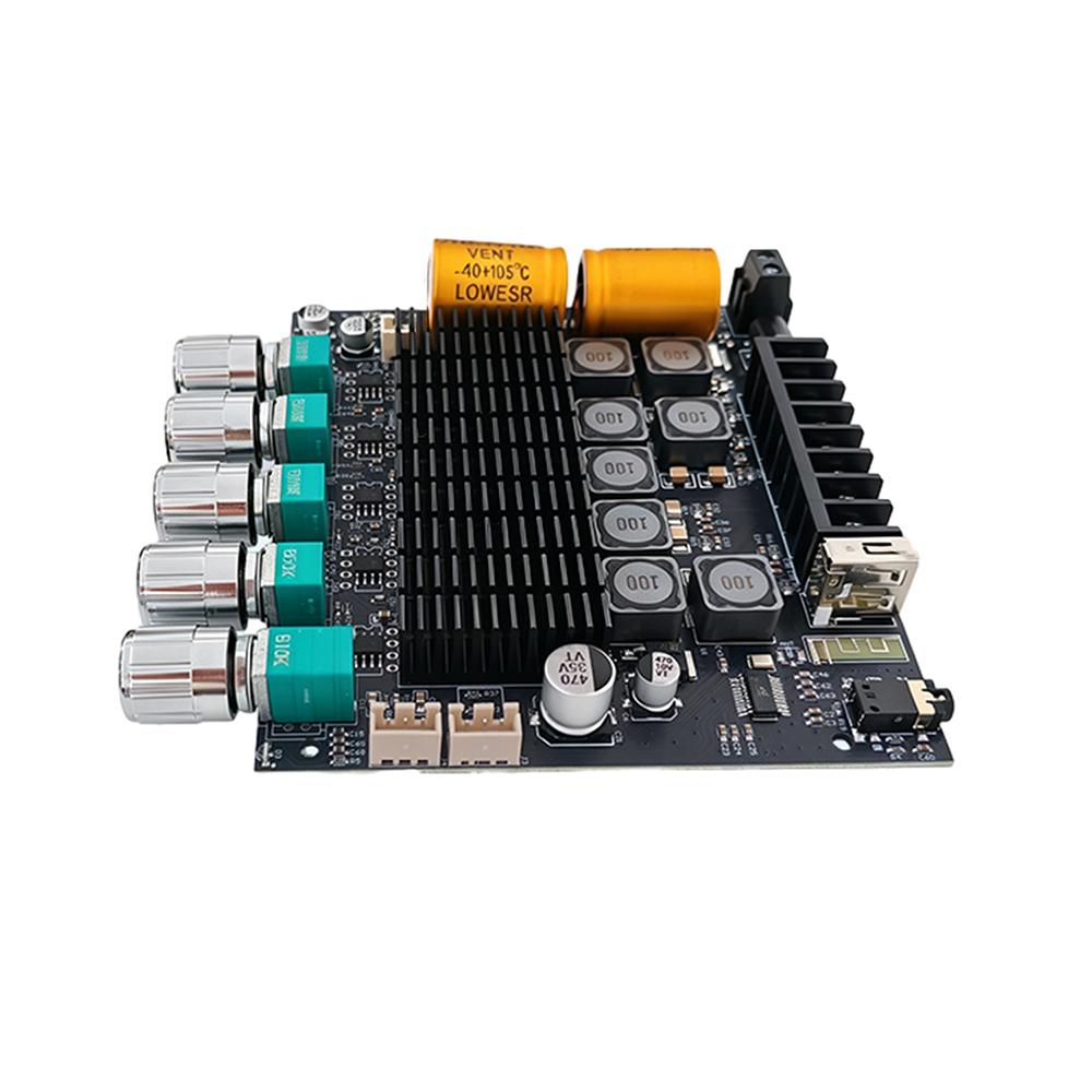 2.2 Channel Dual Subwoofer Bluetooth Amp Board ZK‑TB22 CS3865 Chip DC12‑24V Replaceable Op‑Amp Multiple Protection