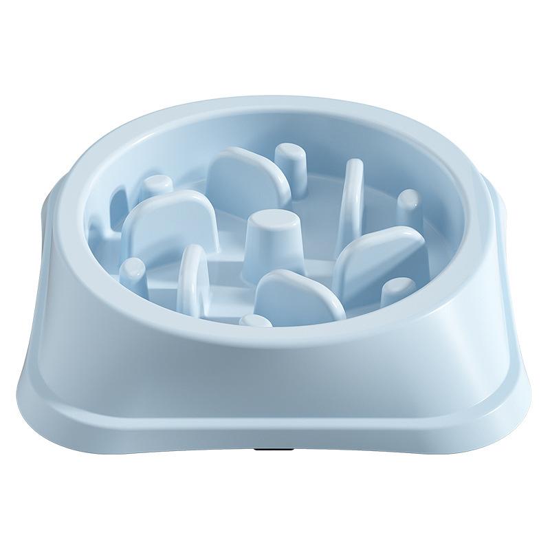 Pet slow food bowl protects the stomach and prevents choking, food grade plastic is safe and non-toxic, cat slow food basin, dog slow food bowl