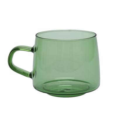 350ml Glas Kaffee Tasse Kristall Kaffee Becher mit Griff Hohe Temperatur Widerstand für Zu Hause und