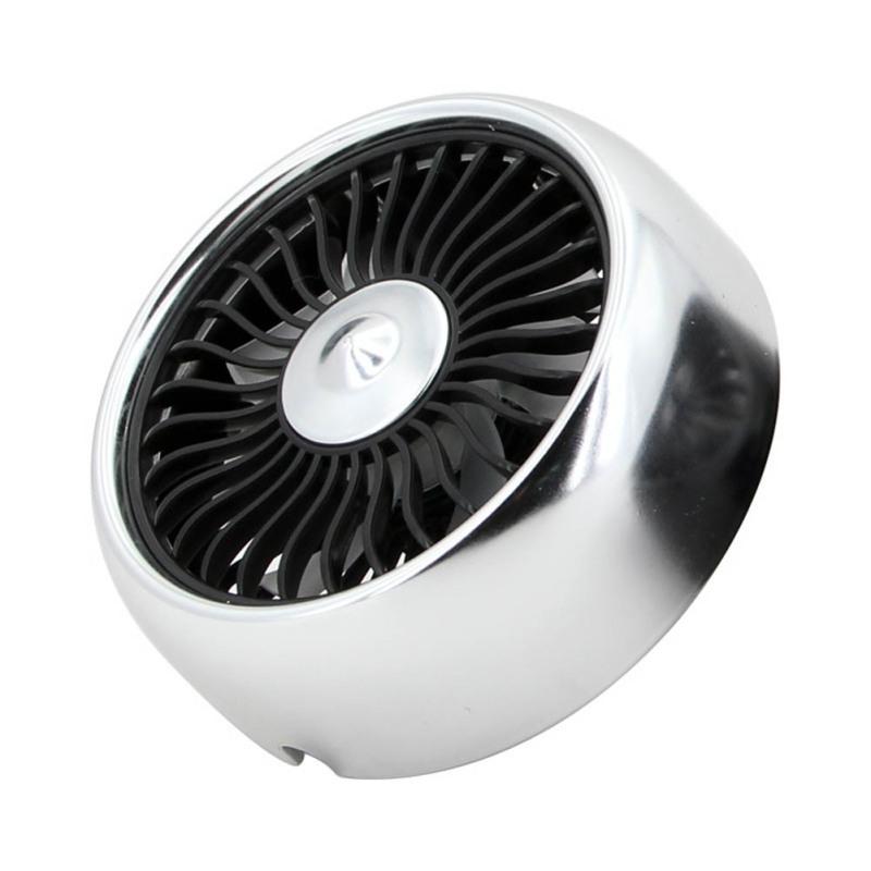 12V Electric Car Fan 360 Degree Rotatable Car Auto Cooling Air Circulator Fan