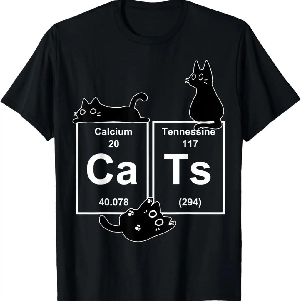 Cat Chemistry Periodic Table Funny Gifts Cat Dad, Cat Mom T-Shirt