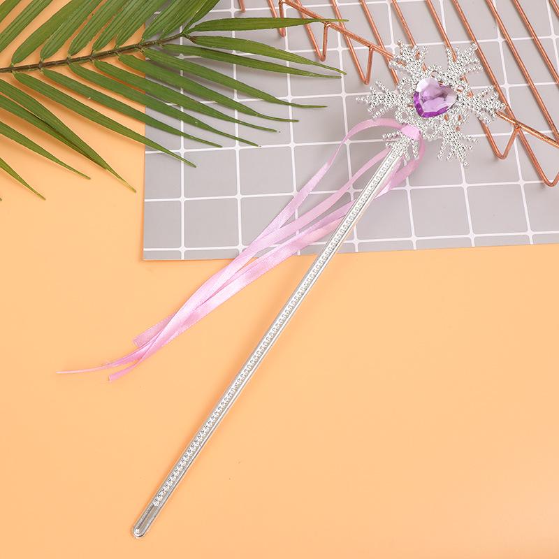 Princess Snowflake Crown & Wand Set for Girls' Parties
