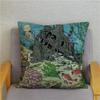 Federa Cuscino con Fantasia Ding Ding Adventure Regalo per Bambini Federa Quadrata Decorazione Auto Divano Casa