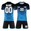 Custom DIY Two Piece Jersey Set Short Sleeve Shirt and Shorts Personalized and Number for Sports Team Uniforms