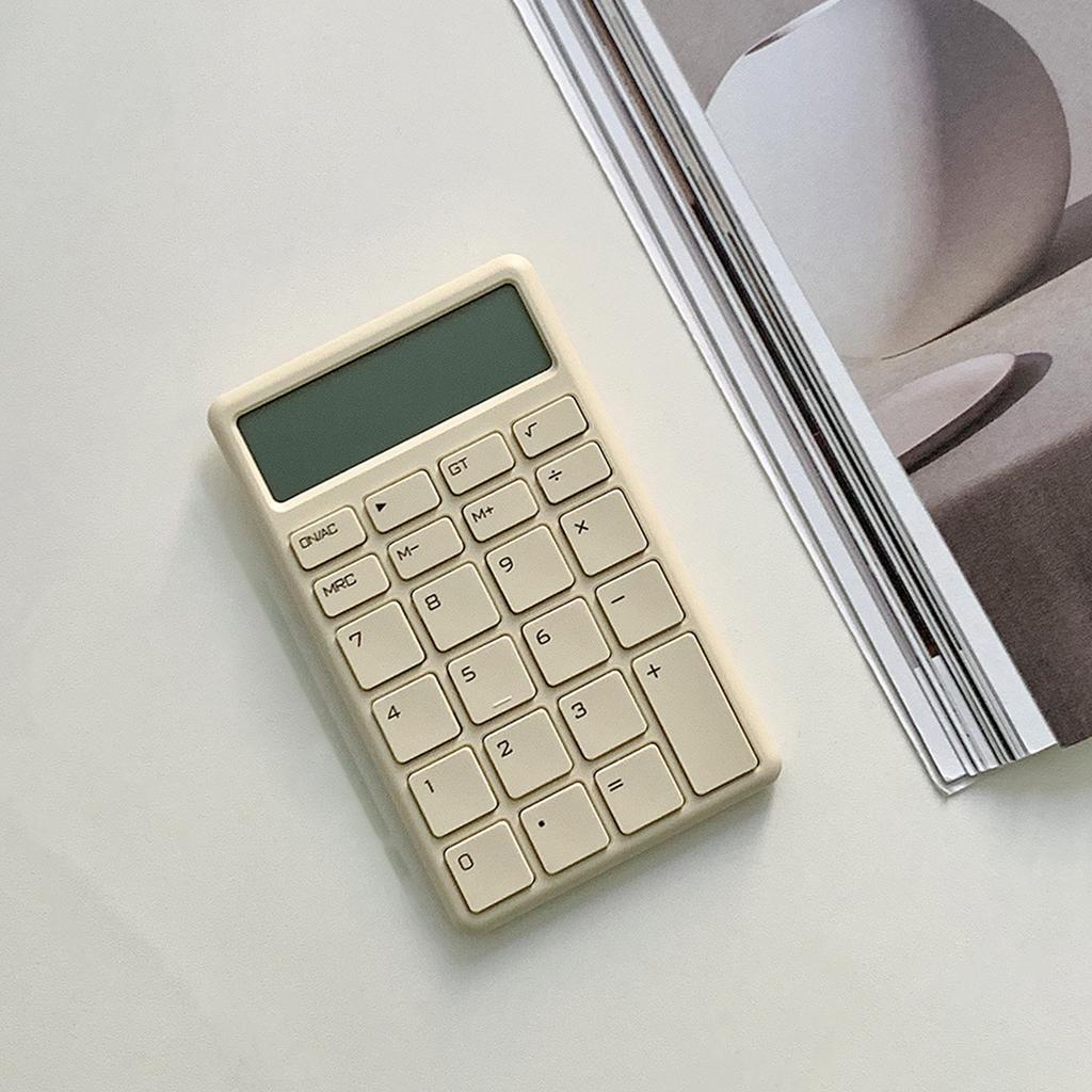 Mini Calculator Quiet LCD Display Prevent Slip Portable Small Calculator for Office Store Home
