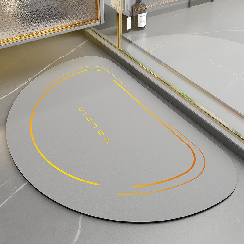 

Подушка для унитаза, коврик для пола, впитывающий коврик для ног, нескользящий, быстросохнущий коврик для двери унитаза, коврик для двери ванной комнаты, который можно изготовить по индивидуальному заказу 40*60cm