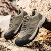 Classic Gray Trekking Sneakers For Men Original Outdoor Breathable Men's Hiking Shoes Fashion Casual Non-slip Walking Shoes Man