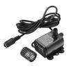 Ultra-quiet Mini DC12V 10W 400L/H Lift 400cm Brushless Water Pump 5.5*2.1mm Female Submersible With Flow Adjustment Function