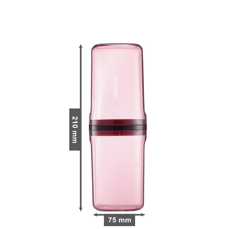 Travel Wash Cup Portable Mouthwash Cup Transparent Brushing Cup Tooth Tank Set Washing Toothbrush Toothpaste Toothbrush Box