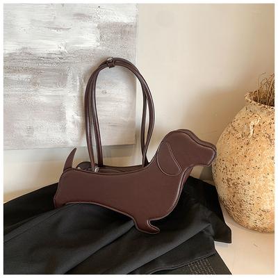 Nischendesign Tasche Damen 2025 neu niedlich kreativ Welpe Schulter Umhängetasche kleine quadratische Tasche