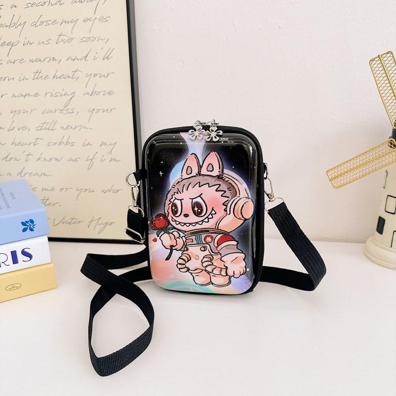 Labubu Capybara Pvc Childrens Bag With Animal Print And Cute Design For School Storage