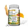 Ginseng & Ginkgo Biloba Nahrungsergänzungskapseln, 120 vegetarische Kapseln 60-Tage-Vorrat