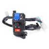 CITALL High Performance 12V 22mm 7/8" Motorcycle Handlebar Left Handlebar Horn Turn Signal Light Electric Control Switch Button