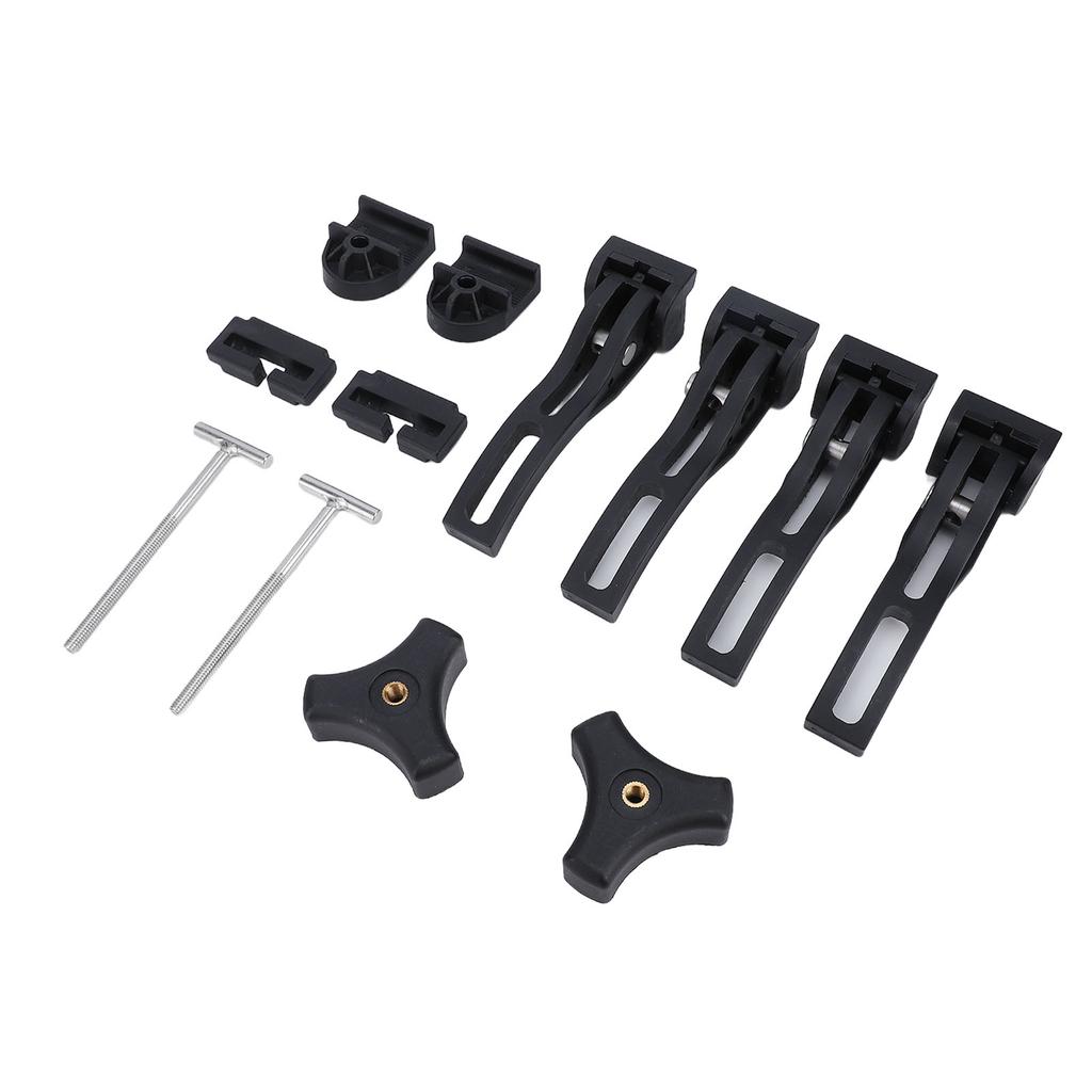 Grampo para Tampa de Caçamba de Caminhão para Tampa de Caçamba de Caminhonete Rígida Tri-Fold ou Quad-Fold Inclui Parafusos em T Grampos Dianteiros Traseiros