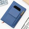 Yousheng Lined Journal Notebook for Men Women Fabric Cover A5 Size Notebook 200 Pages Thick Paper Journal with Pockets for Work Note Taking Writing