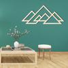 Décor Mural Montagne 3D Amovible Suspendu pour Arrière-plan Chambre Bureau Salle de Bain Maison