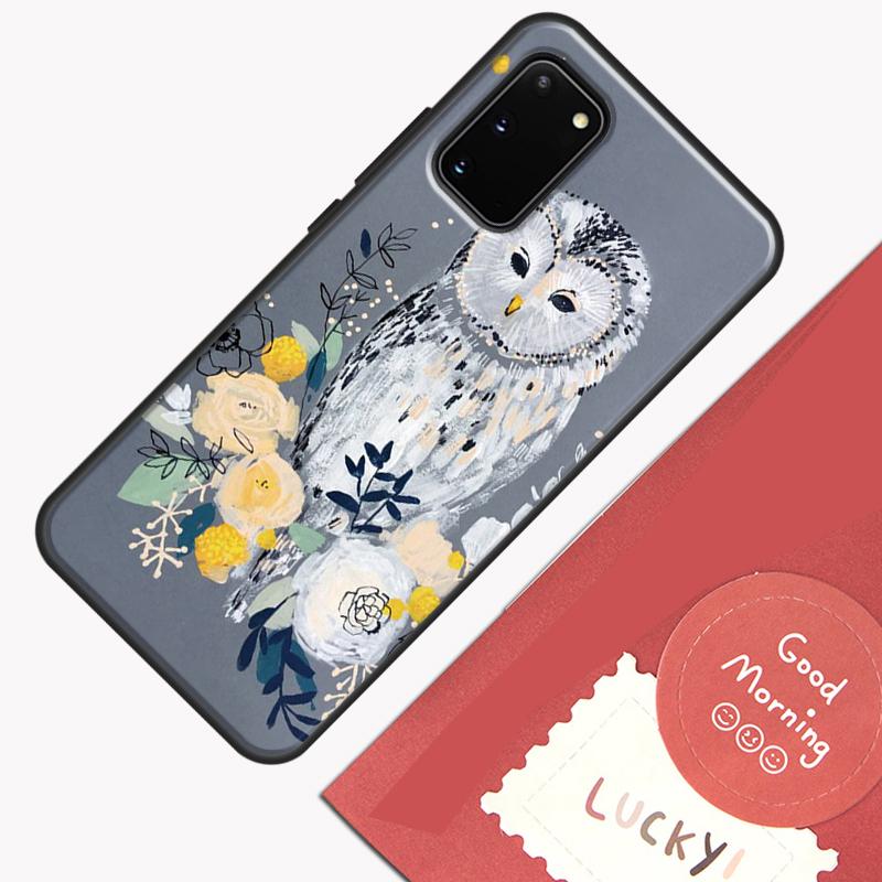 Süße Eule Cartoon Handyhülle Für Samsung Galaxy S23 S26 Ultra S20 S21 S22 S24 S25 Plus S10 S25 FE Hülle Schale