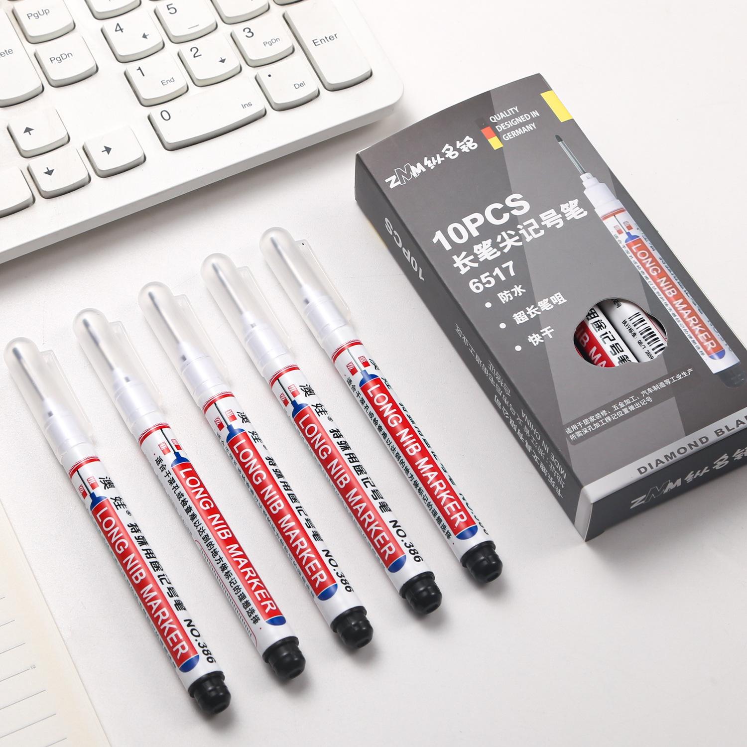 Long-head Marker Waterproof Woodworking Tile Multi-purpose Oil-based Marker Pen Nice New Wholesale Marking Creative Design