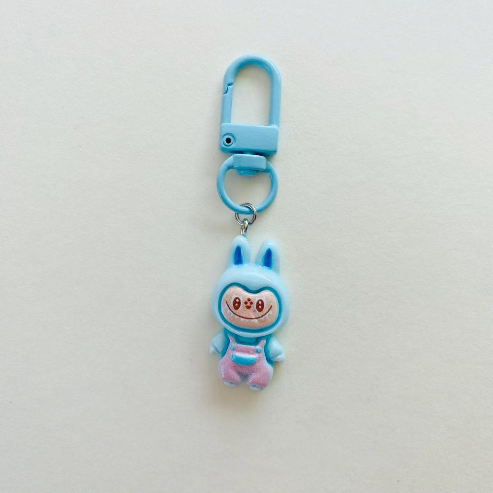 Adorable Cartoon Resin Keychain Doll Pendant - Cute Decoration for Bags or Bestie Gift