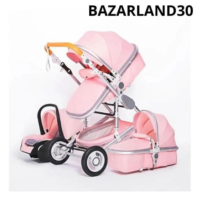 BAZARLAND30 Poussette 3 en 1 Bébé