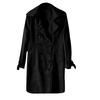 Womens Winter Lapel Double-Breasted SlimLong Trench Coat Overcoat